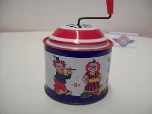 Giocattolo di latta, scatola da gioco ""Clown"", anni '70, LBZ (Lorenz Bolz Zirndorf) Germania - Foto 1 di 3