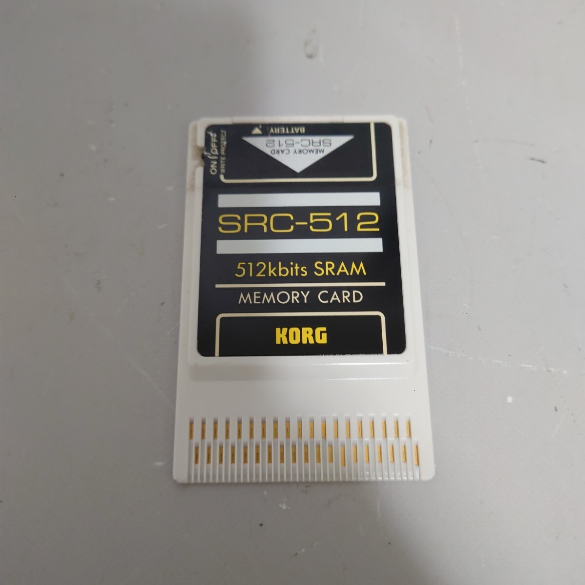 Korg SRC-512 512kbits SRAM MEMORY CARD 01/W, X3, 03R/W free 