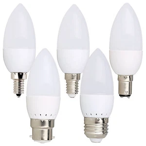 AU E27 E14 B22 B15 3W LED Chandelier Candle Light Bulb Lamp 2835 SMD White 220V - Picture 1 of 12