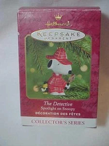 Peanuts Hallmark Andenken Ornament The Detective & Woodstock 2004 - Bild 1 von 1