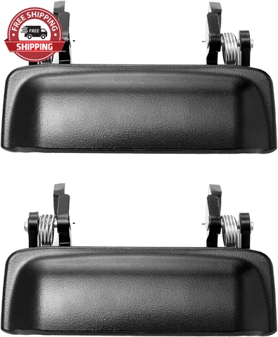 outside Door Handle Kit, All Metal, Front Left Driver & Right Passenger Side Com Cover