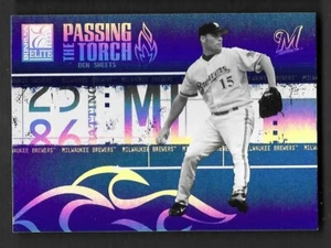 2005 Donruss Elite Passing the Torch #6 Ben Sheets Milwaukee Brewers 962/1000 - Picture 1 of 1
