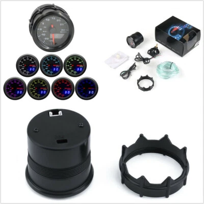 2" 52mm Digital Pointer 12V LED Car Turbo Boost Meter Psi Pressure Gauge Meter - Image 1 of 4