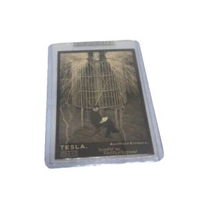 G.A.S. Trading Card #26 NIKOLA TESLA /100 ROOKIE NTWRk - Bild 1 von 2