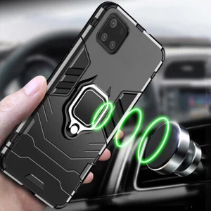 For Samsung Galaxy Note 10 Lite Case Shockproof Armor Magnetic Ring Holder Cover - Picture 1 of 10