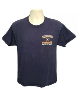 University of Virginia Basketball ACC Regular Season Champions Men M Blue TShirt - Picture 1 of 8