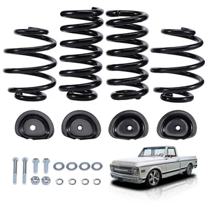 3 Inch Front / 5 Inch Rear Drop Spring Lowering Kit for Chevrolet  C10 1963-1972 - Picture 1 of 12
