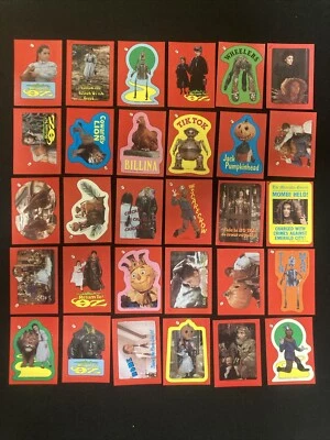 Topps RETURN TO OZ sticker card set COMPLETE 1985 SUPER NICE 1-44 we found more! - Image 1 of 4