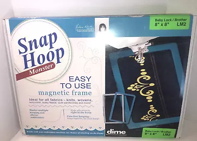 LM2 Snap Hoop Monster Magnetic Embroidery Hoop BabyLock/Brother (8" x 8")  New - Image 1 of 4