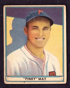 1941 Play Ball #9 Pinky May Philadelphia Phillies - Imagen 1 de 2