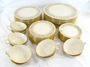 Mint LENOX TABLEAU Dinner Set 5 Pcs Place Setting for 12 (2 Cups & Saucers Short - Picture 1 of 7