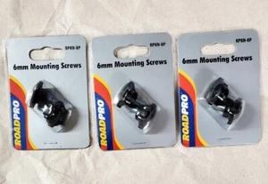 3--sets of 2--RoadPro, Mounting Screws, Plastic, 6mm, RPKN-6P, Free Shipping - Picture 1 of 1