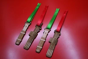 4 x Sable de Luz Star Wars Rojo Verde Cinta Árbol de Navidad Decoración Navidad Decs - Imagen 1 de 7