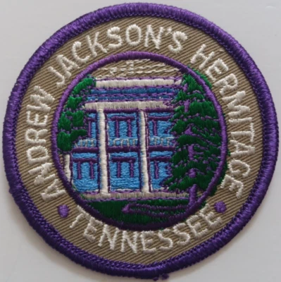 Andrew Jackson's Hermitage Tennessee Circle 3" Iron On Patch - Image 1 of 3