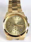 Michael Kors Gold Watch Men's Wristwatch Mk 5926 Untested Broken Band