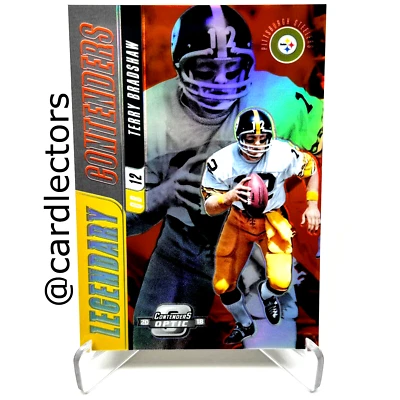 2018 Panini Legendary Contenders Optic TERRY BRADSHAW #LC-TB Orange PRIZM SP /49 - Image 1 of 3
