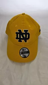 NOTRE DAME NEW ERA 9TWENTY YOUTH HAT - YELLOW - Picture 1 of 3