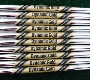 NEW 3-LW TRUE TEMPER TOUR ISSUE DYNAMIC GOLD S400 .355" TAPER TIP IRON SHAFTS - Picture 1 of 2