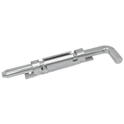 ATTAS Chiusura a pavimento 300 mm in acciaio inox per cancelli girevoli, catenaccio ad asta, catenaccio per cancello