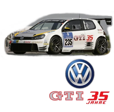 1:10 RC Clear Body Shell - VW Golf GTI 35 years anniversary model - Image 1 of 4