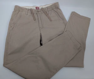 Levi's XX Chino EZ Drawstring Khaki Chino Pants Elastic Waist Size Small - Picture 1 of 16
