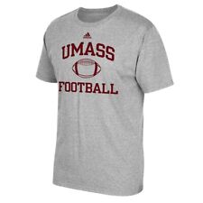 UMass Minutemen  NCAA Adidas Collegiate Football Men's Grey T-Shirt