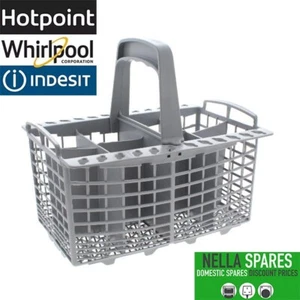 Cesta de cubiertos Hotpoint, Indesit genuina para lavavajillas 12 lugares FDW20 IDV60 DWF40 - Imagen 1 de 4
