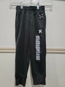 Hurley Boys Size 4/5 Grey Solar Jogger Pants Pull-On Drawstring Pockets NEW - Picture 1 of 4