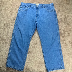 Red Regular Jeans Men's 44 Size for 