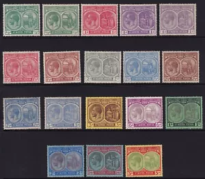 ST KITTS & NEVIS 1921/29 SG 37/47c - Mounted MINT Cat £130 - Picture 1 of 2