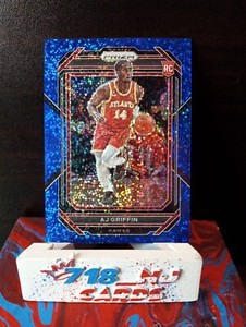 22-23 NBA Prizm AJ Griffin Blue Sparkle /144 Rookie Card Atlanta Hawks