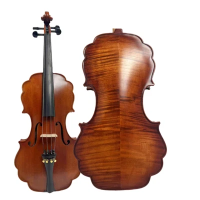 Professional Baroque style SONG Master Viola 15 1/2",good Sound,Nice maple#15635 - Image 1 of 4