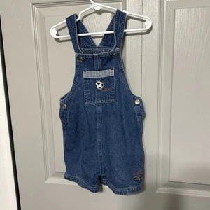 Circo Soccer Bib Overalls Shorts 24 Mo Boys Mayfield Camp Pockets Snaps Cotton - Picture 1 of 8