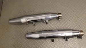 Harley Davidson Sportster XL 1200 R 883 lattine terminali di scarico (superiore + inferiore) standard - Foto 1 di 18