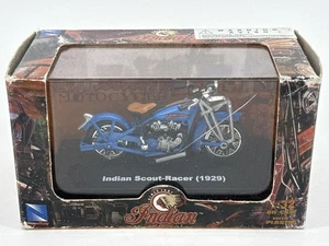 NewRay 1:32 Indian Scout Racer (1929) Die-Cast Motorcycle – Collectible with Box - Picture 1 of 7