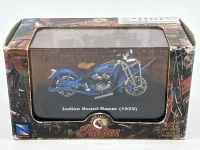 NewRay 1:32 Indian Scout Racer (1929) Die-Cast Motorcycle – Collectible with Box - Image 1 of 4