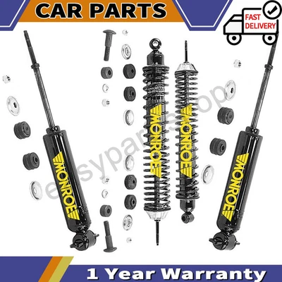 Juego Amortiguadores Delanteros Traseros Monroe Amortiguador Para Datsun 410 1.2L 1965 1964 Foto 1 de 4