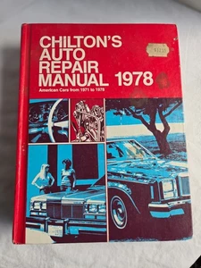 Chiltons Auto Mechanics Repair Manual 1978. American Cars 1971-1978 Preowned - Picture 1 of 15