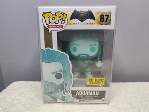 Funko Pop Heroes Batman v Superman Aquaman Hot Topic Exclusive #87 mit Protektor - Bild 1 von 10