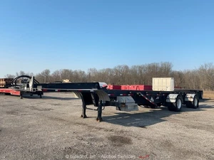 2009 Dragon Products Drop Deck Roll Off 48' Container Hauler Trailer bidadoo - Picture 1 of 12