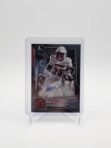 2025 bowman u chrome football Isaac Brown Autograph  - Picture 1 of 2