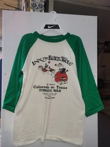 1985 The Inn Of The Black Wolf Colorado Vs Texas Tomato War T-Shirt Twin Lakes ! - Picture 1 of 5