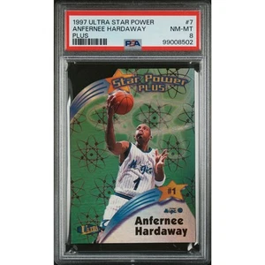 1997 Fleer Ultra Star Power Plus #7SPP Anfernee Hardaway PSA 8 Orlando Magic - Picture 1 of 5