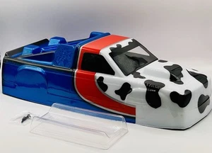 PAINTED VINTAGE TEAM ASSOCIATED RC10GT GAS TRUCK CLIFF LETT JCONCEPTS BODY 6131 - Picture 1 of 1