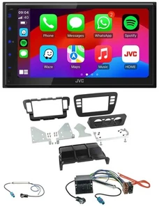 JVC Bluetooth USB MP3 2DIN DAB Autoradio für Skoda CitiGo Seat Mii 11-16 schwarz - Bild 1 von 10
