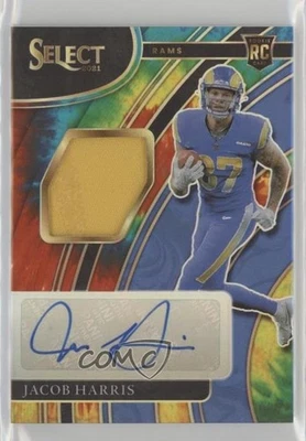 2021 Select Rookie Signature Memorabilia Tie-Dye Prizm /25 Jacob Harris Auto RC - Image 1 of 2