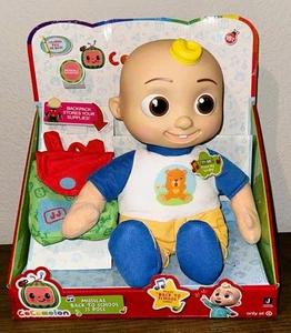 BRANDNEU COCOMELON JJ Musical Back to School Plüschpuppe mit Rucksack NEU FÜR 2 - Bild 1 von 2