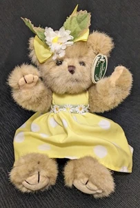 Bearington Piper Polkadots Easter Bear 10" Ltd Ed (#143263) NO STAND w/ WEAR - Picture 1 of 24