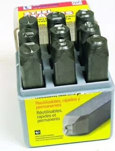 NEW CH HANSON 20541 USA MADE QUALITY 1/8" STEEL NUMBER STAMP MARKING SET 5499397 - Picture 1 of 1