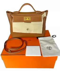 Hermes 24/24 Tasche 29 cm goldfarben gelbgold Hardware nagelneu & Quittung - Bild 1 von 8